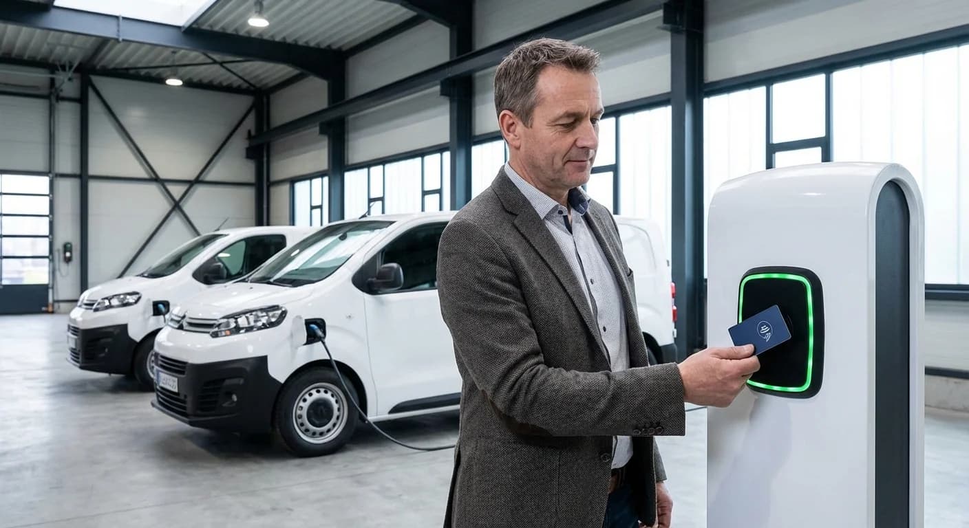 Fleet EV charging authentication