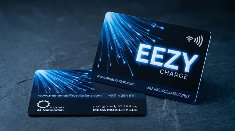 EEZY Charge Drives Dubai Vision 2030 with Custom RFID Cards