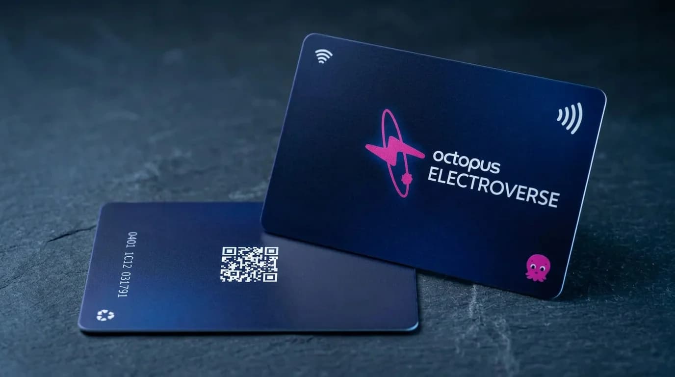 Octopus Electroverse Scales EV Roaming with Custom RFID Cards