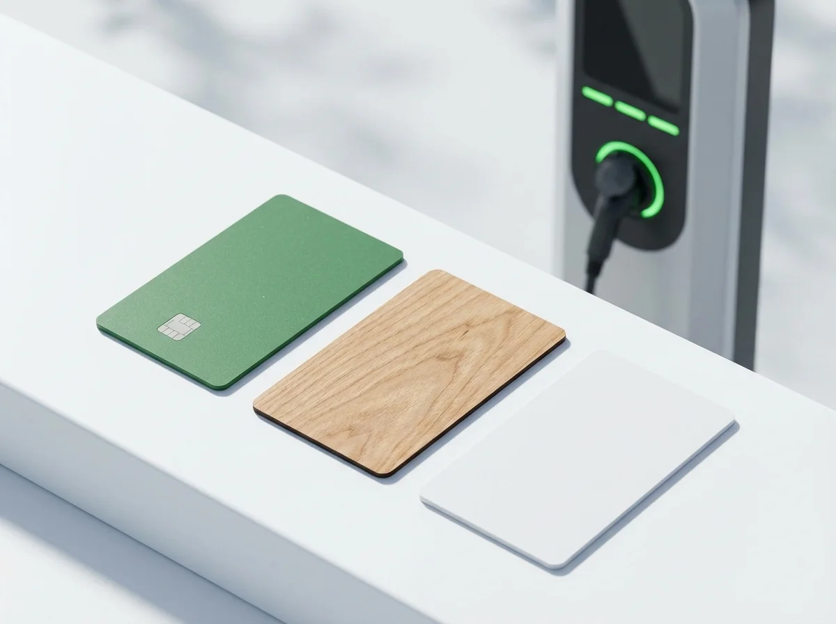 Eco-friendly RFID cards for EV charging networks