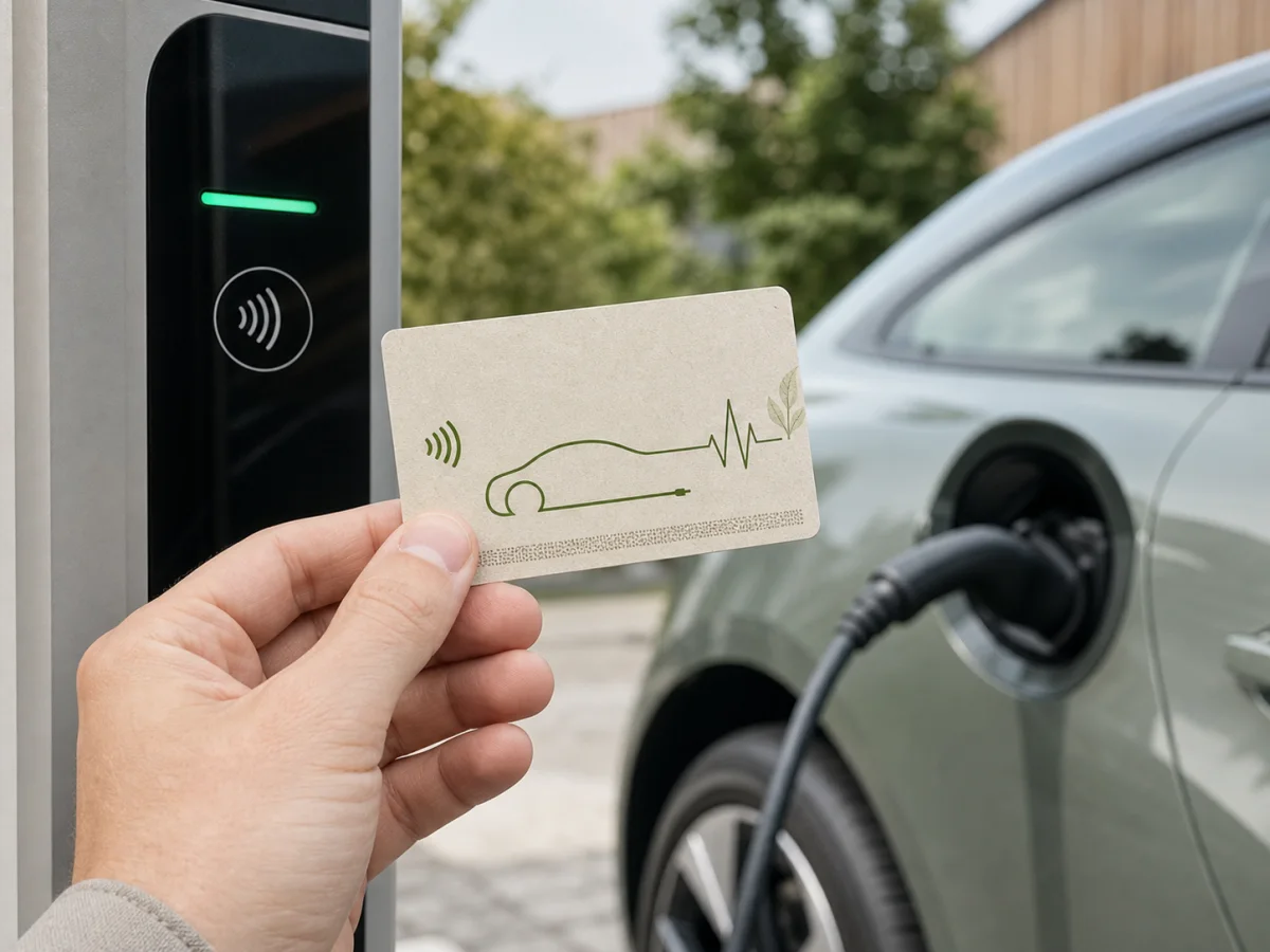 Tarjetas RFID biodegradables para recarga